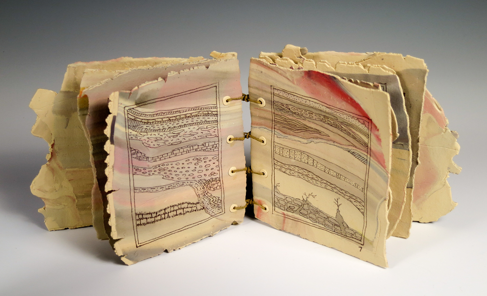 Metamorphic Suite - artist's book made of polymer clay -p. 7